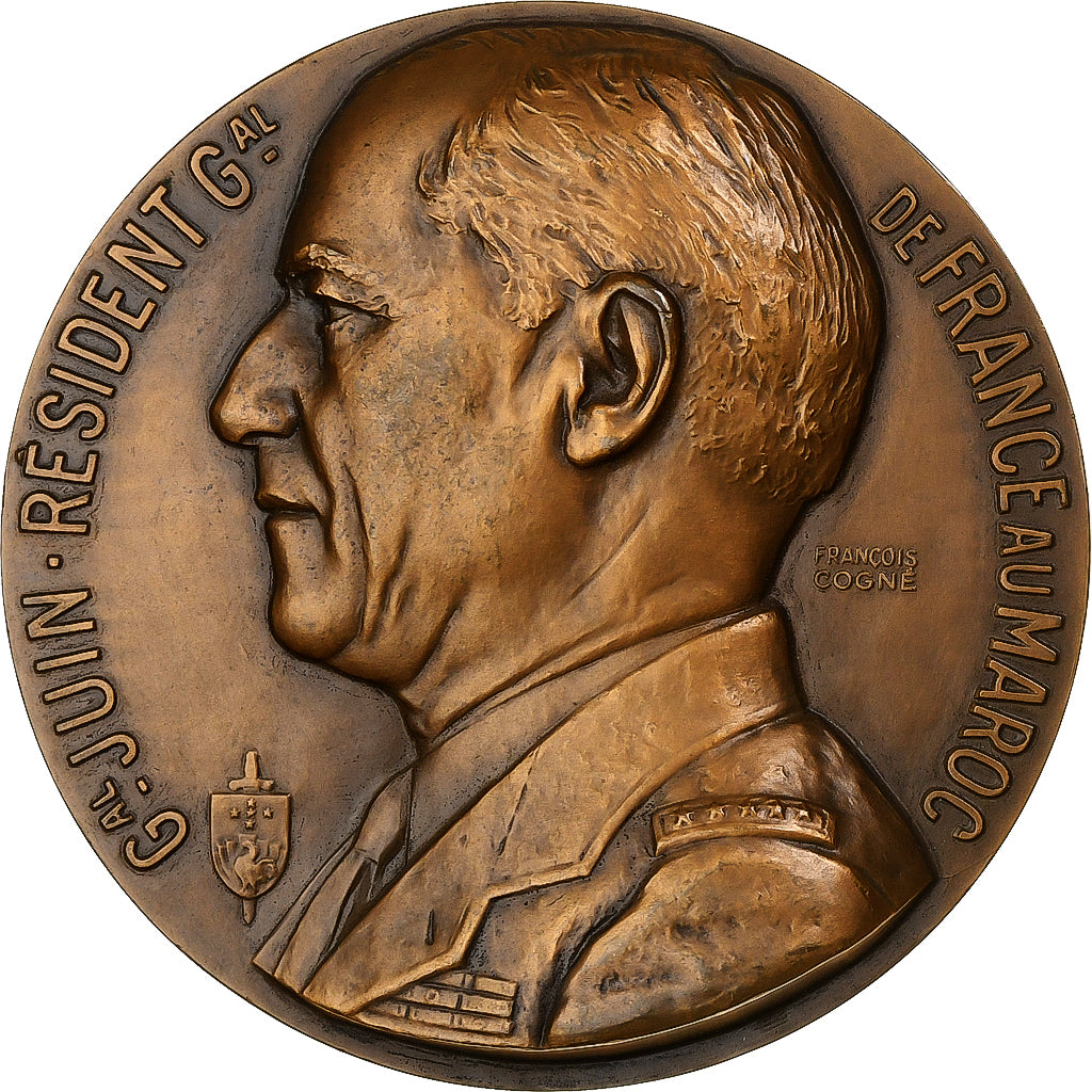 Francia, medalla, Général Juin, Résident Général de France au Maroc