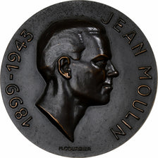 Francja, medal, Jean Moulin, Organisateur de la Résistance, Brązowy, Courbier