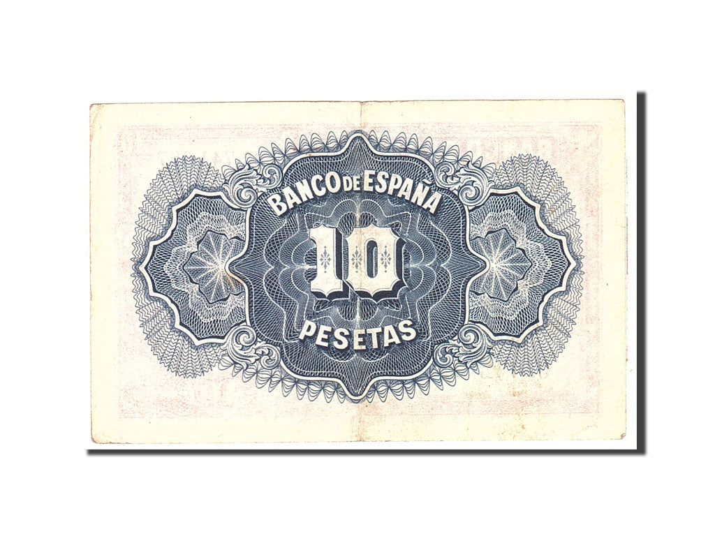 Banknote, Spain, 10 Pesetas, 1935, Undated, KM:86a, AU(50-53)