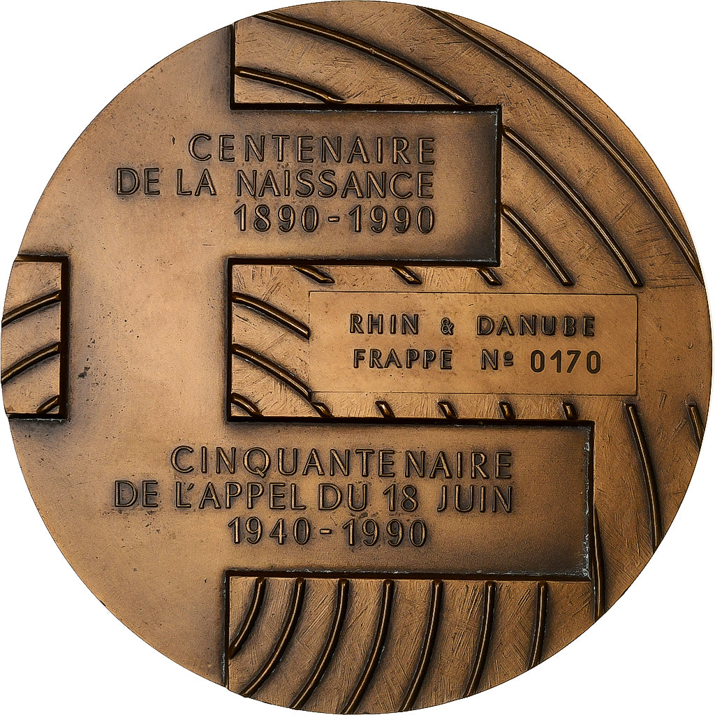 France, Médaille, Charles De Gaulle, Compagnon de la Libération, 1990, SPL