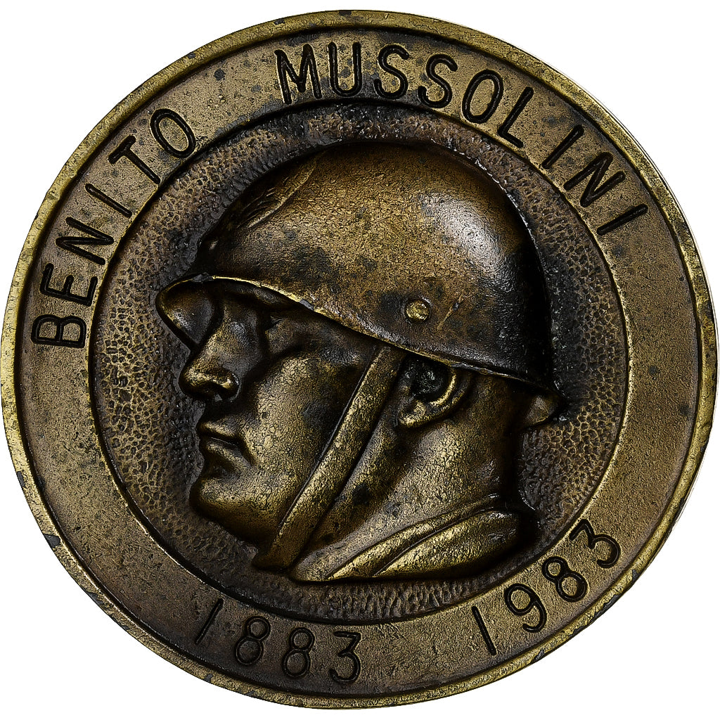Italia, medaglia, Benito Mussolini, Primo Centenario della Nascita, 1939-1945