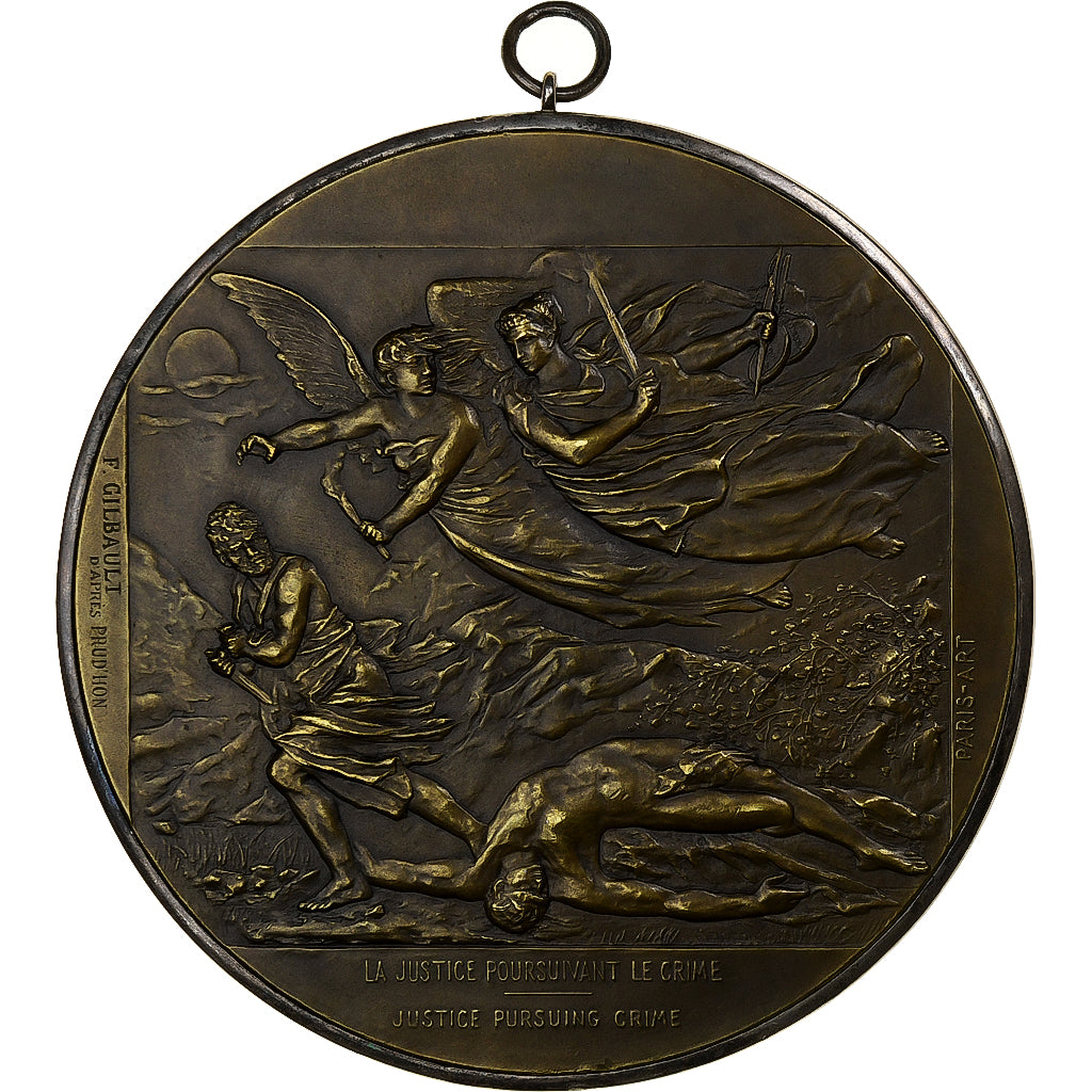 Frankreich, Medaille, Georges Clémenceau aux Armées, 1918, Bronze, Gilbault