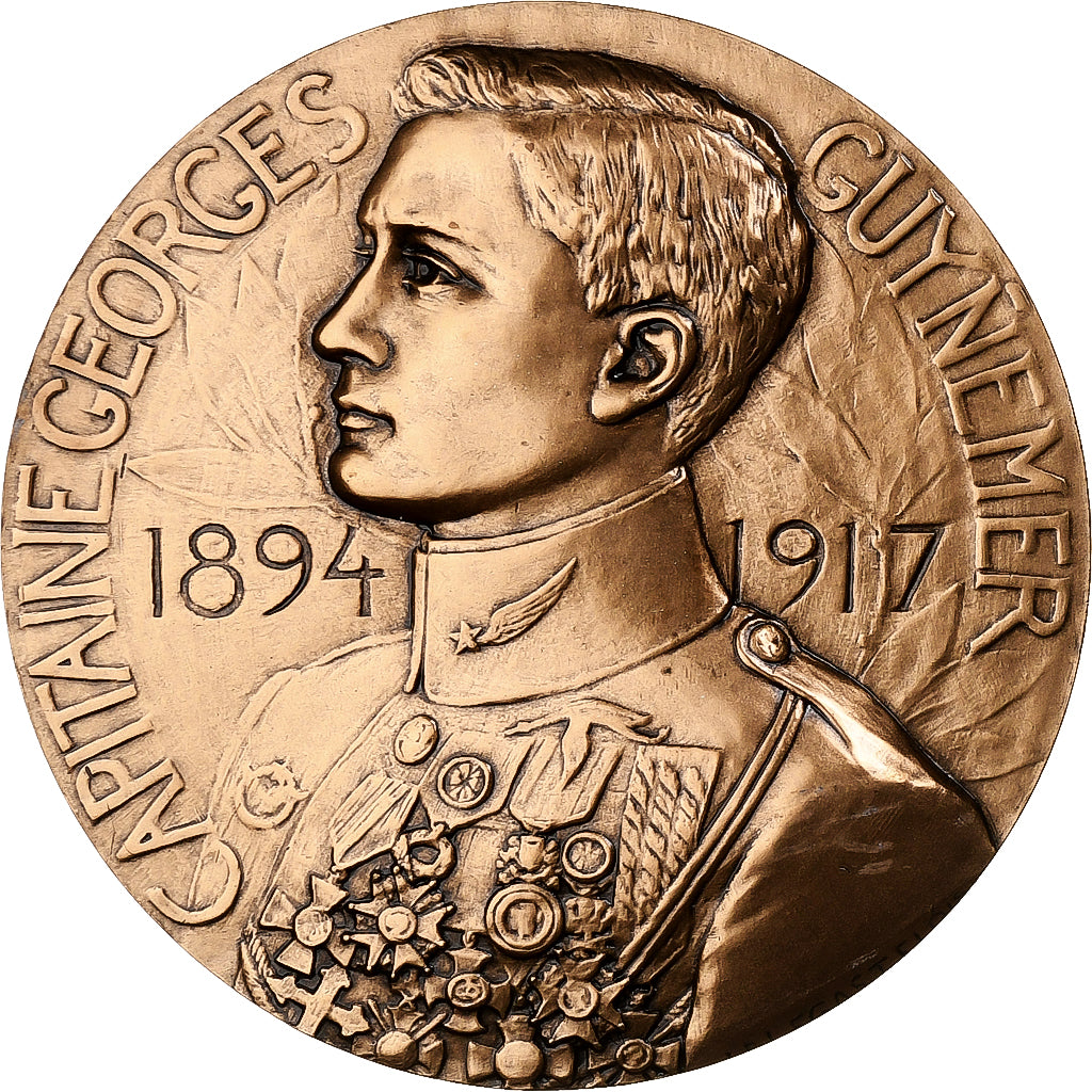 France, Médaille, Capitaine George Guynemer, Bronze, Legastelois, SPL
