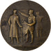 Francja, medal, Reprise du Fort de Douaumont, 1916, Brązowy, Pillet, AU(50-53)