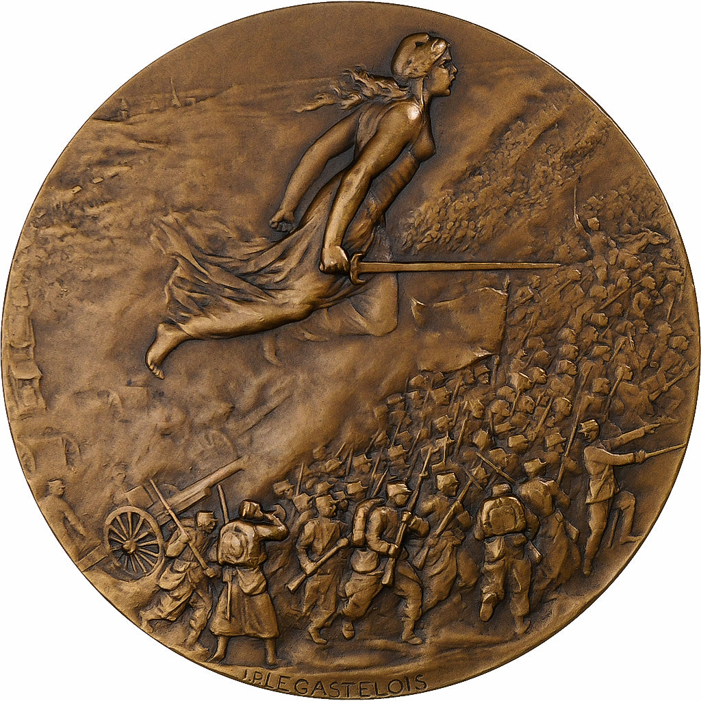 Frankreich, Medaille, Bataille de la Marne, septembre 1914, 1914, Bronze