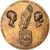 Francia, medalla, Maréchal Gallieni, 1916, Bronce, Scarpa, EBC