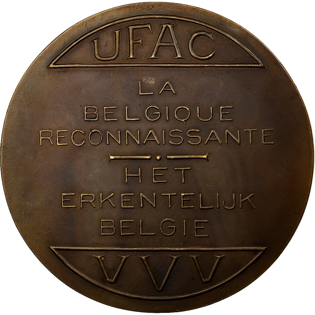 Belgium, Medal, A Montgomery, La Belgique Reconnaissante, Bronze, De Bremaecker