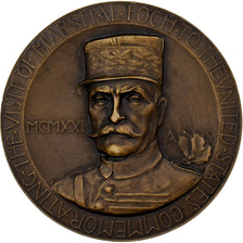 Estados Unidos de América, medalla, Marshal Foch American Visit, Bronce, Robert
