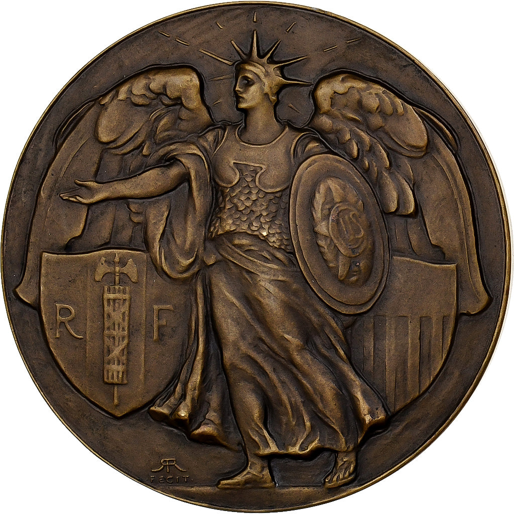 United States of America, Medal, Marshal Foch American Visit, Bronze, Robert