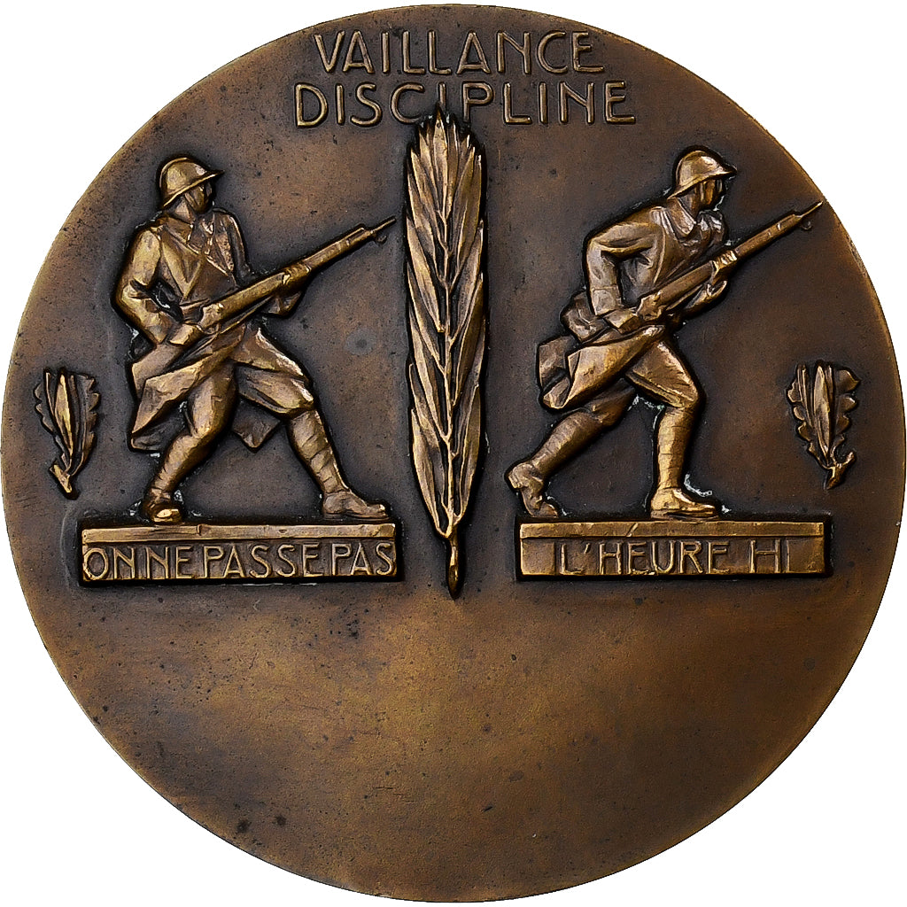 Francia, medaglia, Infanterie, Reine des Batailles, Bronzo, Delannoy, SPL