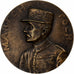 France, Medal, Maréchal Foch, Commandant des Armées, 1918, Bronze