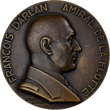 France, Médaille, François Darlan, Amiral de la Flotte, Bronze, Guiraud, SPL