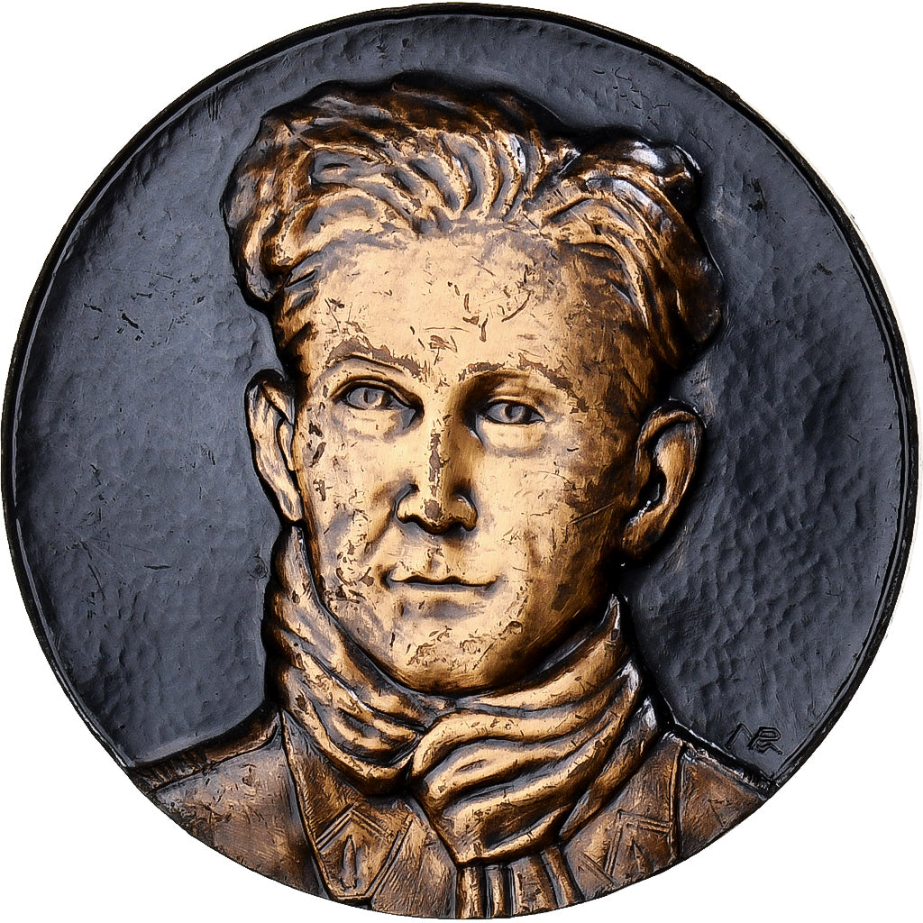 Francia, medaglia, Colonel Fabien, 1986, Bronzo, Pouillard, SPL