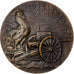 Francia, medalla, Aux Armes Citoyens, 1914-1915, Bronce, Lasserre, EBC