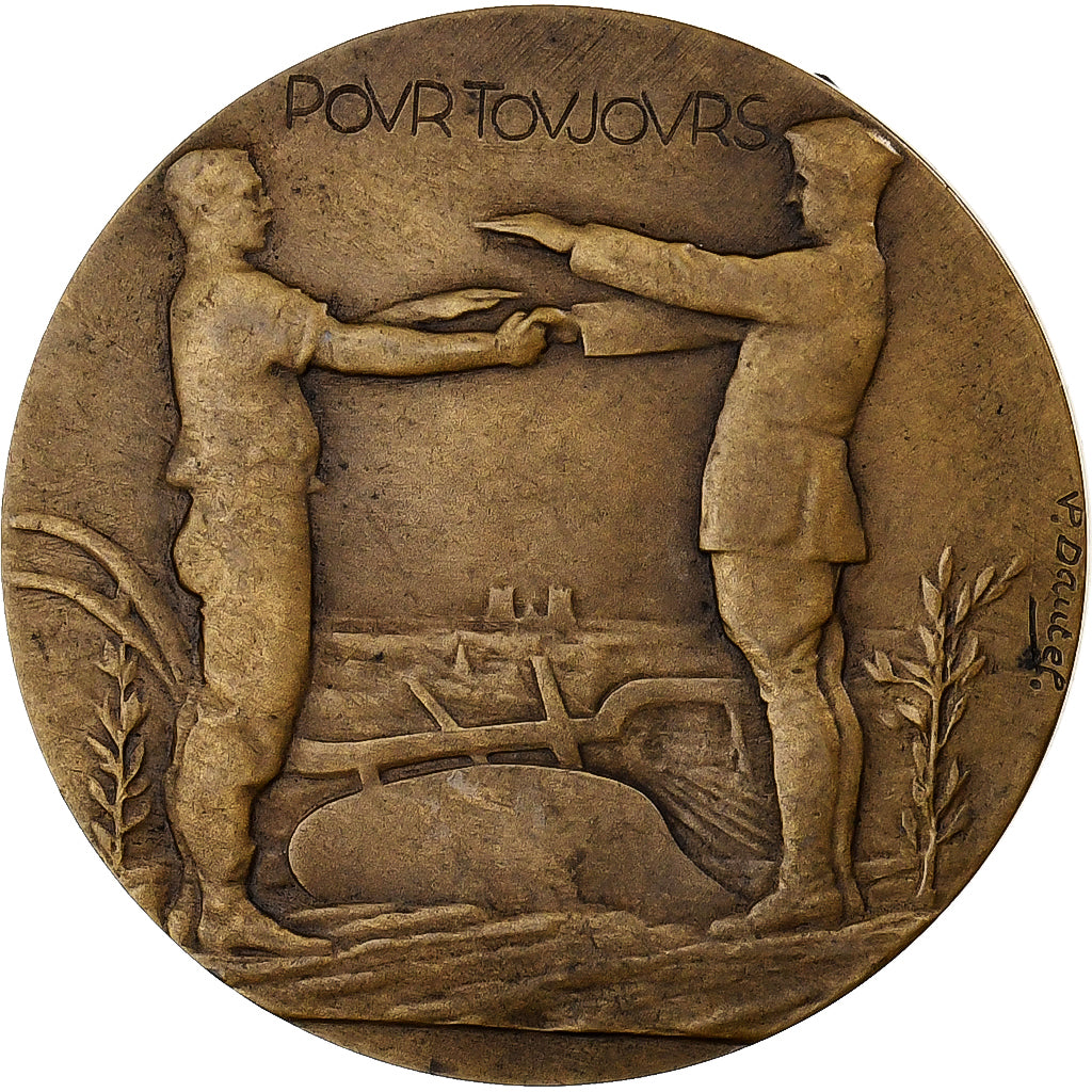 França, medalha, Visit of the American Legion to Paris, 1927, Bronze, Dautel