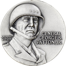 United States of America, Medal, Patton, Invasion of Sicily, 1968, Silver