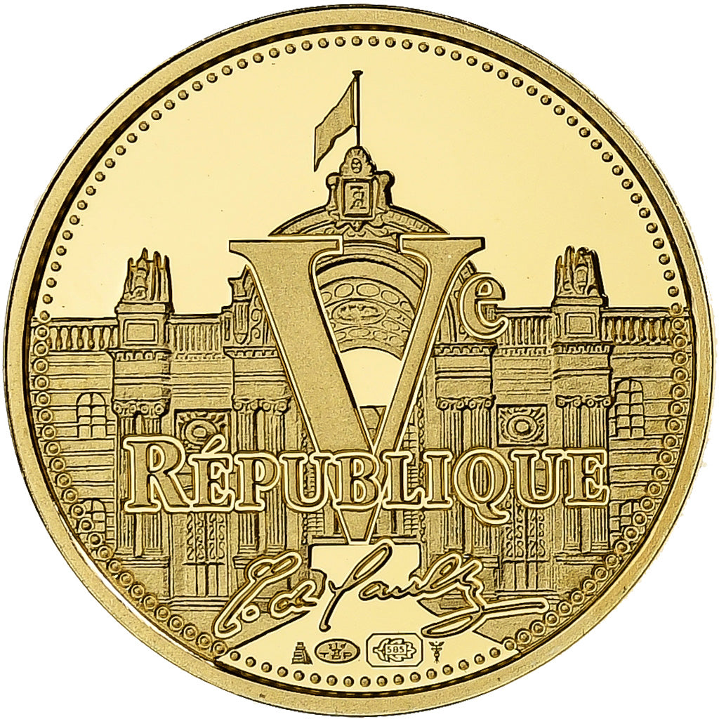 France, Medal, Charles De Gaulle, 2010, Gold, MS(65-70)
