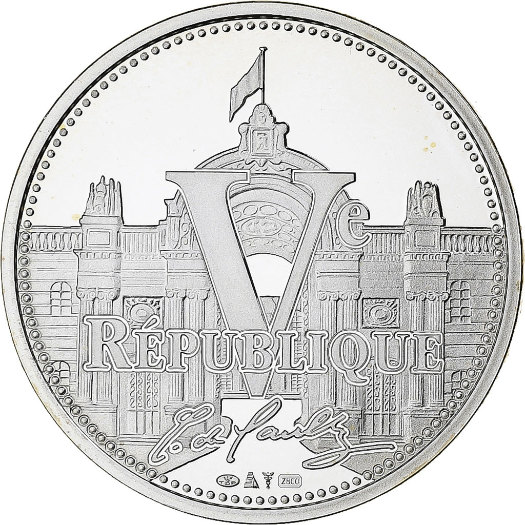 France, Medal, Vème République, Charles De Gaulle, 2010, Silver, MS(65-70)