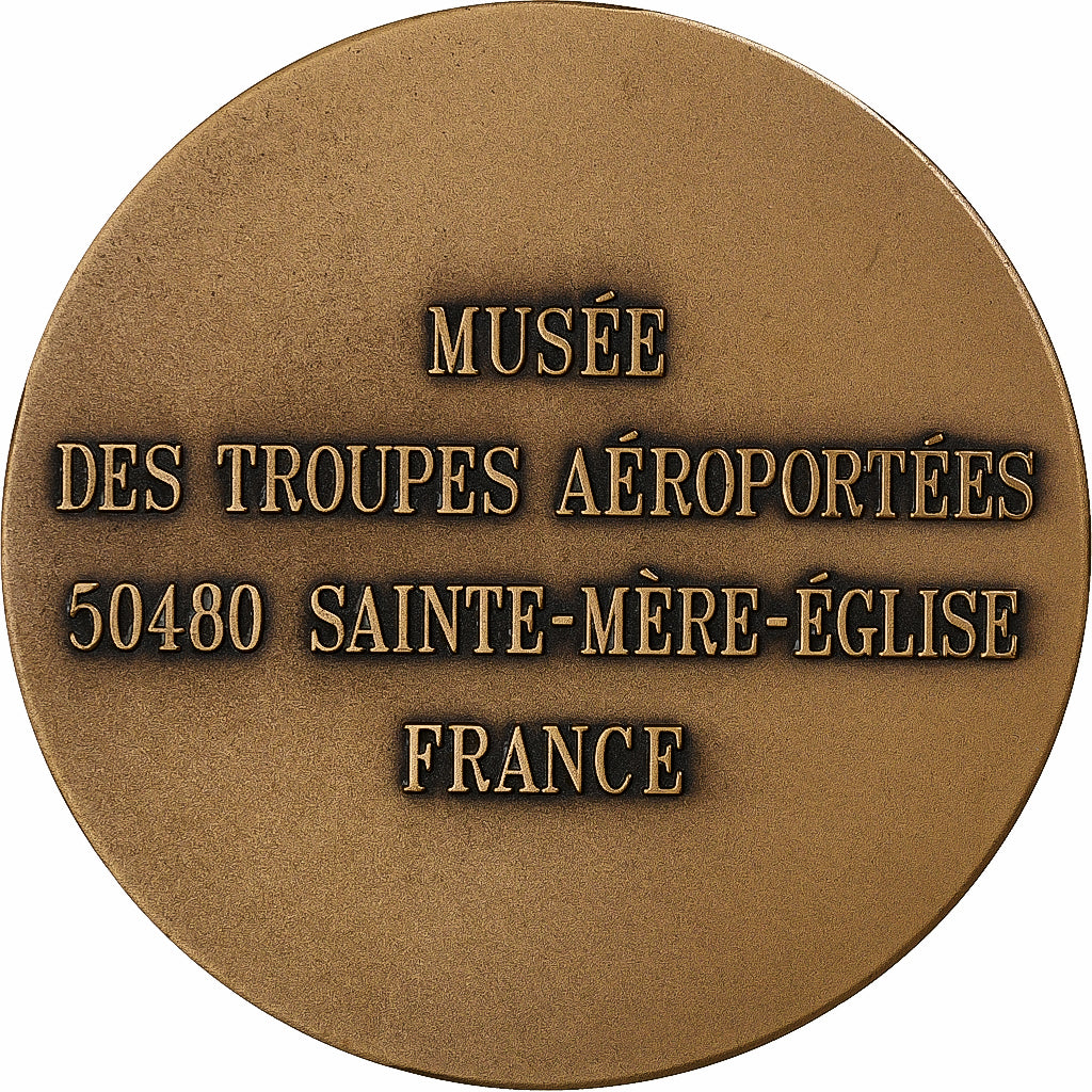 France, Medal, Musée des Troupes Aéroportées, Sainte-Mère-Eglise, Bronze