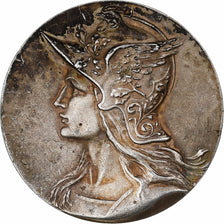 France, Medal, Marianne Casquée, Cercle de la Librairie, 1943, Silvered bronze