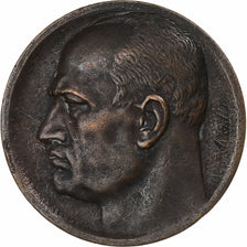 Italy, Medal, Mussolini, Bronze, Rivalta, EF(40-45)