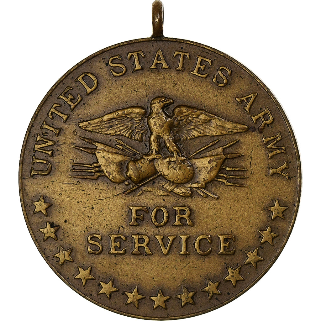 Verenigde Staten, Cuban Pacification, Medaille, 1909, Heel goede staat, Bronzen