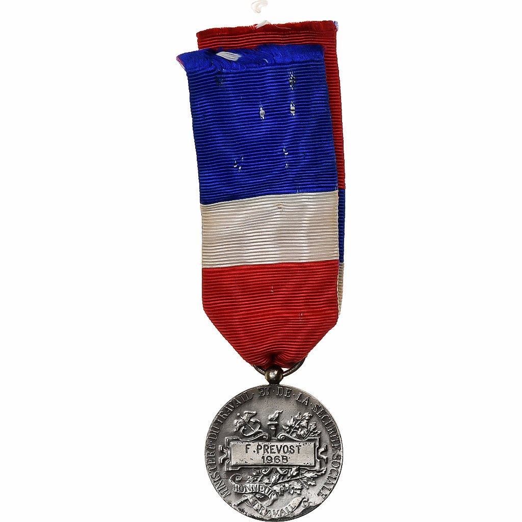 Francja, Ministère du Travail et de la Sécurité Sociale, medal, 1968, Bardzo
