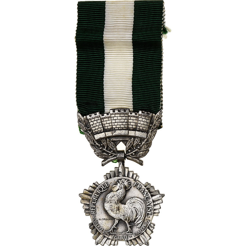 France, Collectivités locales, Médaille, Excellent Quality, Crouzat, Argent