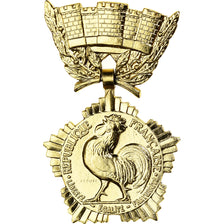 France, Collectivités locales, Médaille, Excellent Quality, Crouzat, Gilt