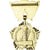 France, Collectivités locales, Medal, Excellent Quality, Crouzat, Gilt Bronze