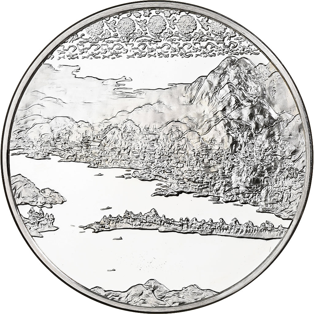 France, Medal, Ama-No-Hashidate, Sesshu, Silver, MS(64)