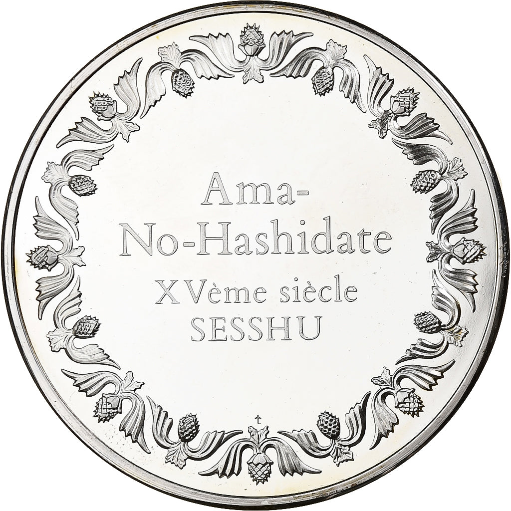 France, Medal, Ama-No-Hashidate, Sesshu, Silver, MS(64)