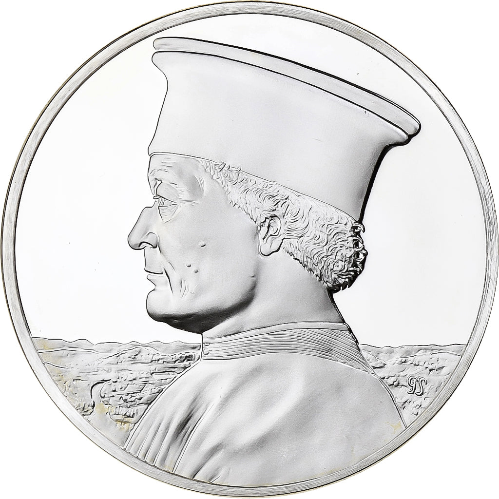 France, Médaille, Peinture, Le Duc d'Urbino, Piero Della Francesca, Argent