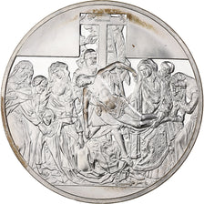 France, Medal, Peinture, Descente de Croix, Van Der Weyden, Silver, MS(64)