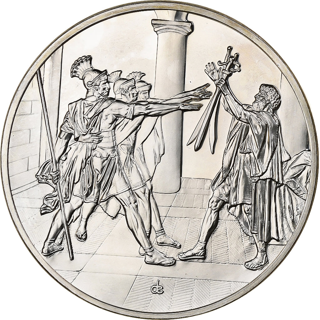 France, Médaille, Le Serment des Horaces, Jacques Louis David, Argent, SPL