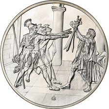 France, Médaille, Le Serment des Horaces, Jacques Louis David, Argent, SPL