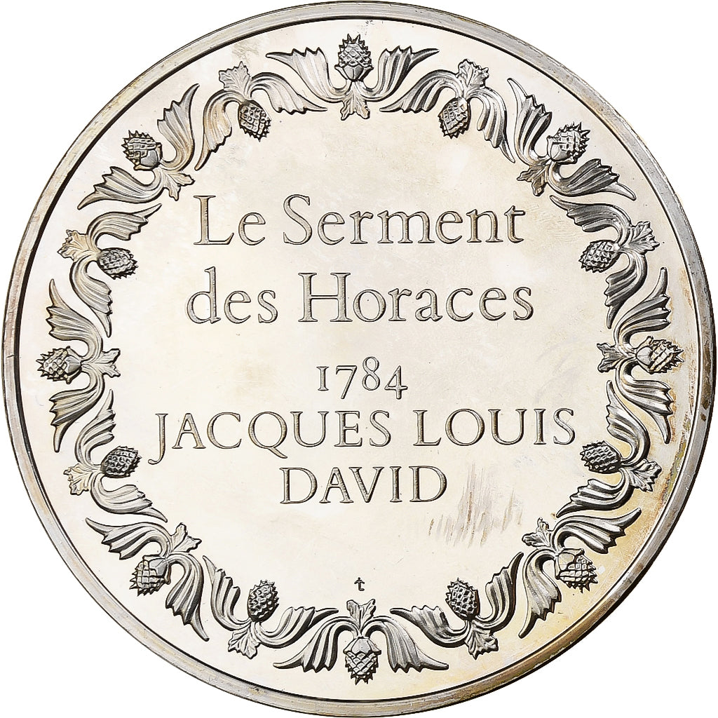 France, Médaille, Le Serment des Horaces, Jacques Louis David, Argent, SPL
