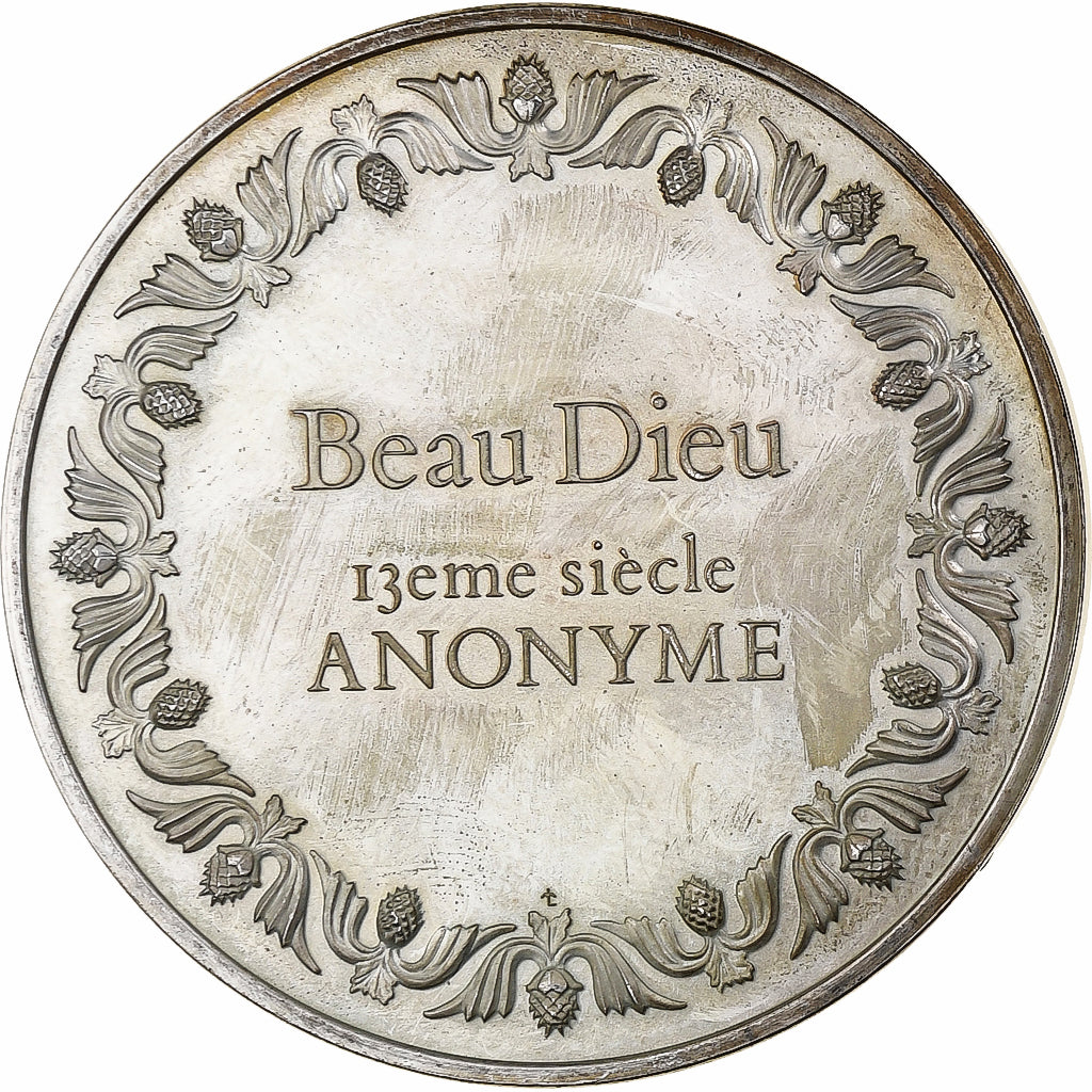 France, Medal, Peinture, Beau Dieu, Anonyme, Silver, MS(63)