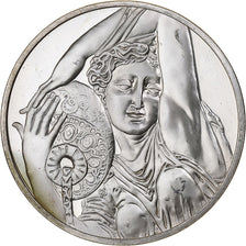 France, Médaille, Peinture, Nymphe Détail de la Fontaine des Innocents