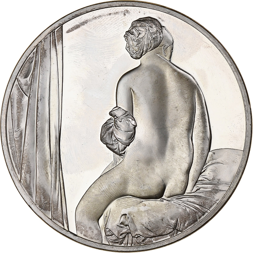 France, Médaille, Peinture, La Baigneuse, Jean-Auguste-Dominique Ingres