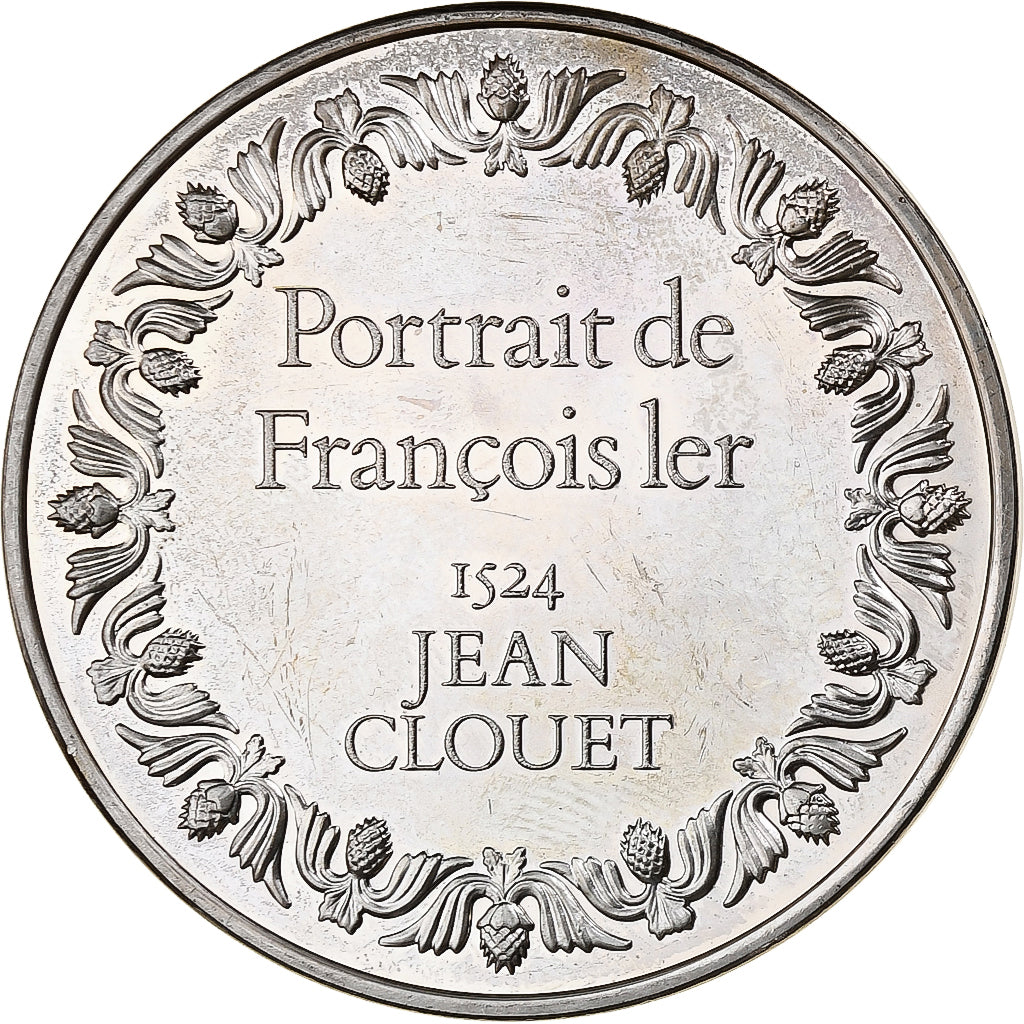 France, Médaille, Portrait de François Ier, Jean Clouet, Argent, SPL