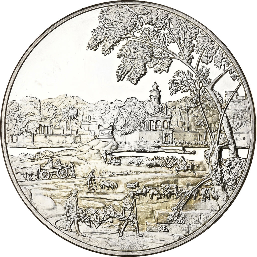France, Médaille, Les Funérailles de Phocion, Nicolas Poussin, Argent, SPL