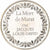 Francia, medalla, Peinture, la Mort de Marat, Jacques Louis David, Plata, SC