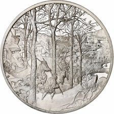 France, Médaille, Le Retour de la Chasse, Pieter Bruegel L'Ancien, Argent, SPL