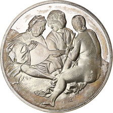France, Médaille, Concert pastoral e. 1510 GIORGIONE, Argent, SPL