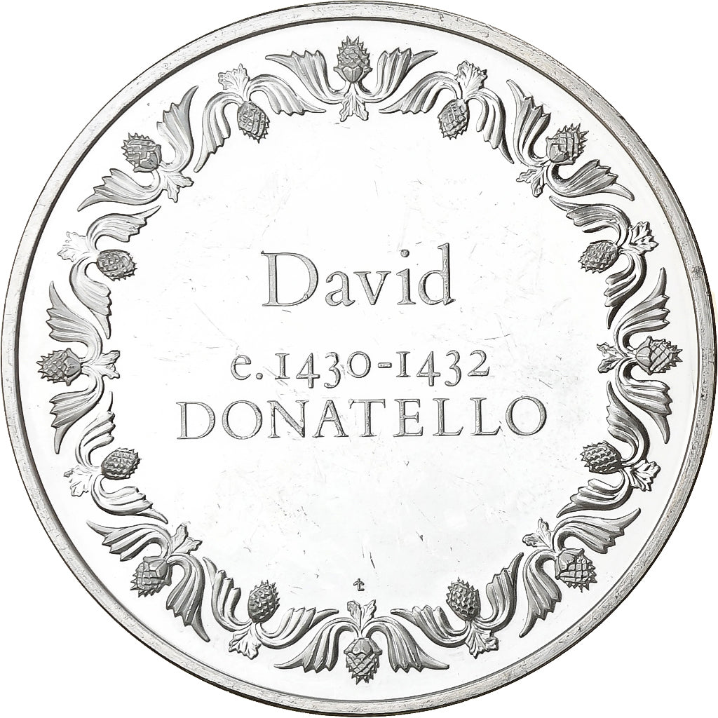 France, Medal, David, Donatello, Silver, MS(63)
