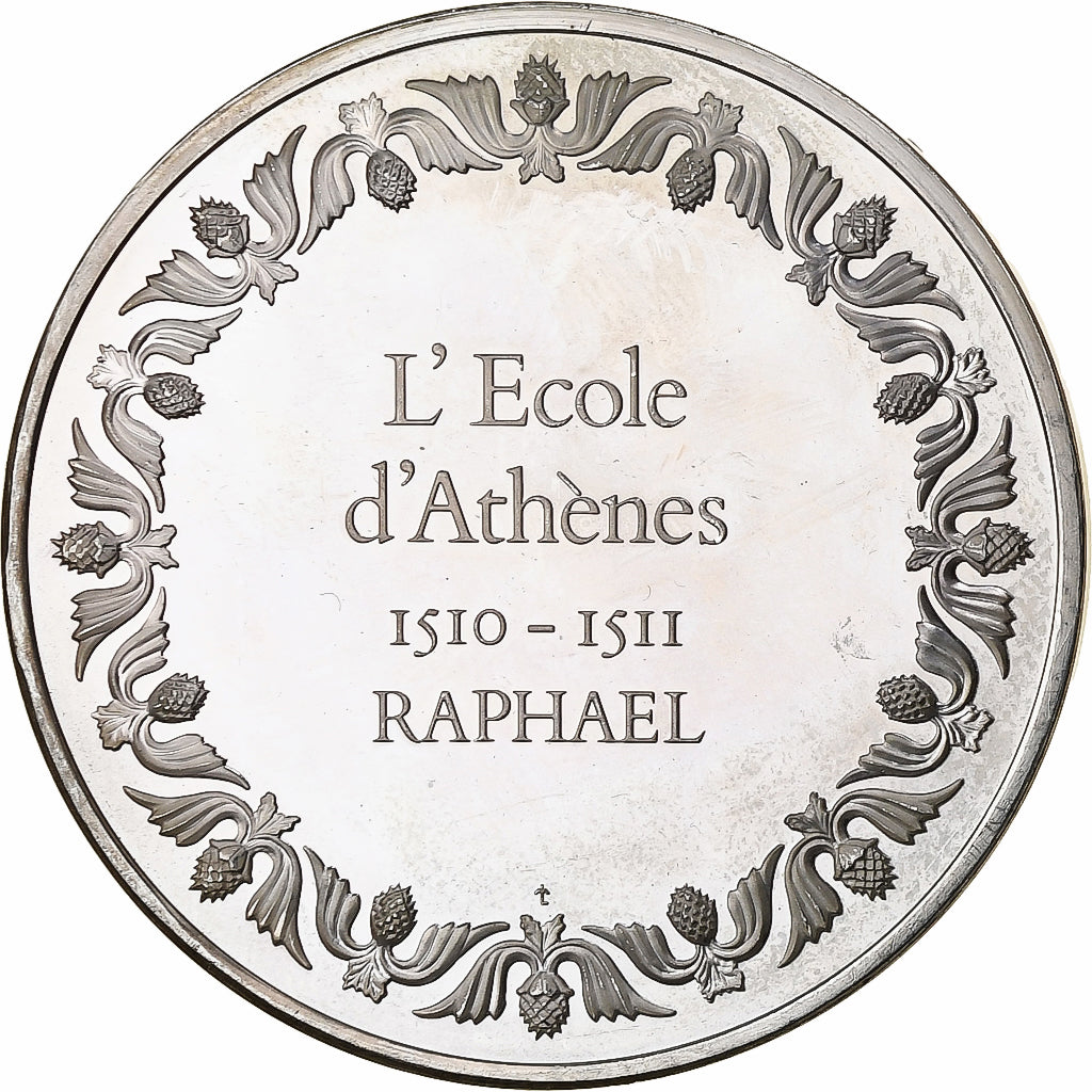 Francia, medaglia, L'Ecole d'Athènes - Raphael, Argento, SPL