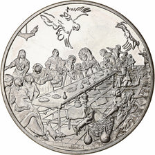 France, Medal, Peinture, La Cène, Le Tintoret, Silver, MS(63)