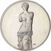 France, Medal, Peinture, La Vénus de Milo, Grèce, Silver, MS(63)