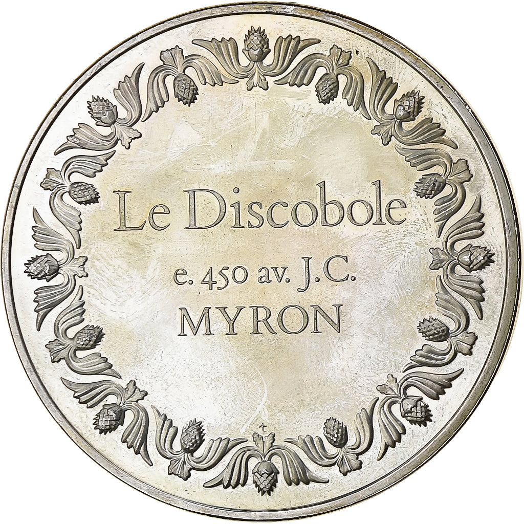 France, Médaille, Le Discobole, Myron, Argent, SUP